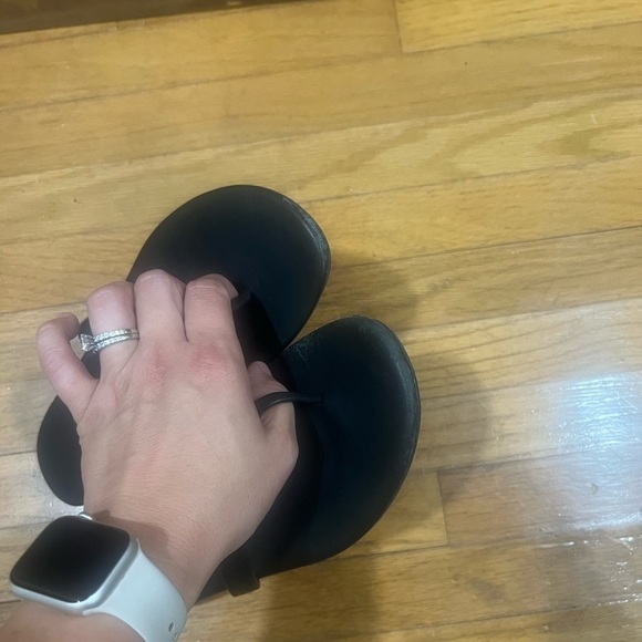 Tory Burch black Miller sandals - Picture 3 of 4